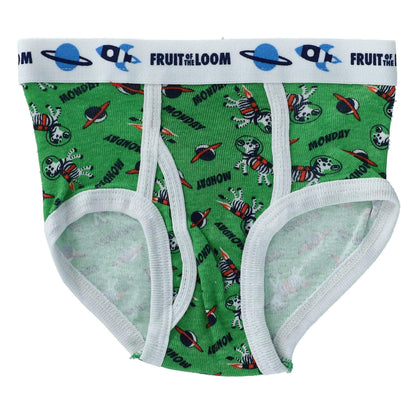 Fruit of the Loom Toddler Boys' Days of The Week Brief (Pack of 7) 2T3T