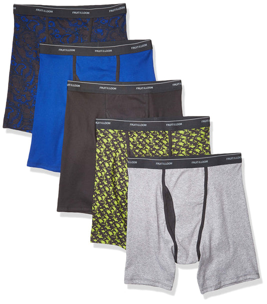 Fruit of the Loom Men's No Ride Up Boxer Brief