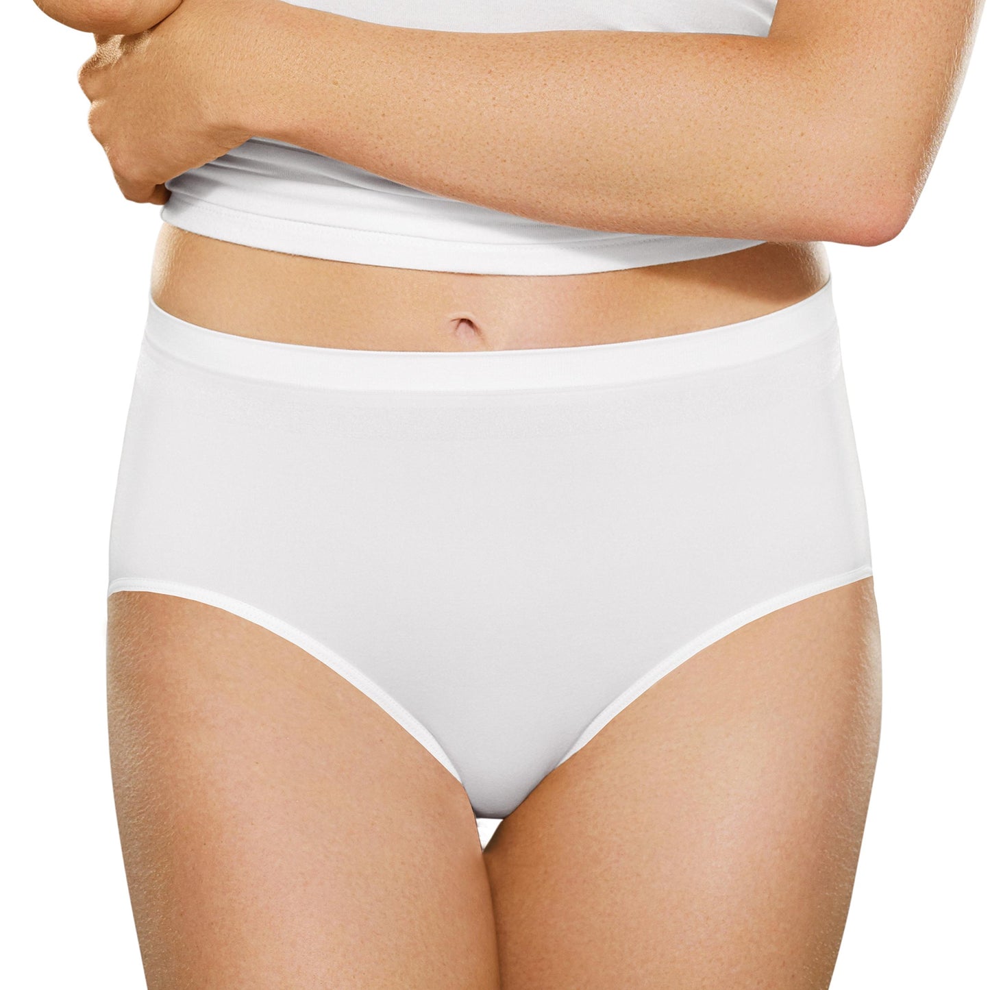 Fruit of the Loom Women's 6 Pack Seamless Brief, Assorted, Large (7)
