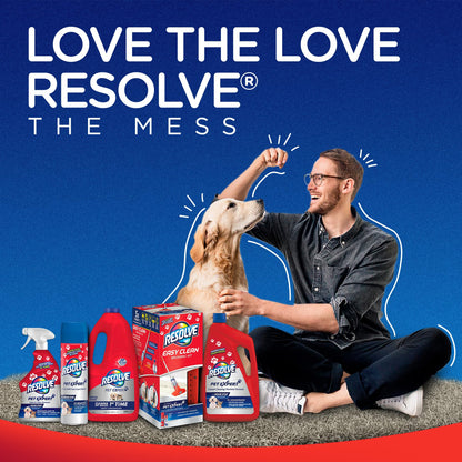 Resolve Pet Expert Stain and Odor Remover, Carpet Cleaner, Pet Stain and Odor Remover, Carpet & Upholstery Cleaner - Removes Stains and Odors, 22 oz (pack of 1)