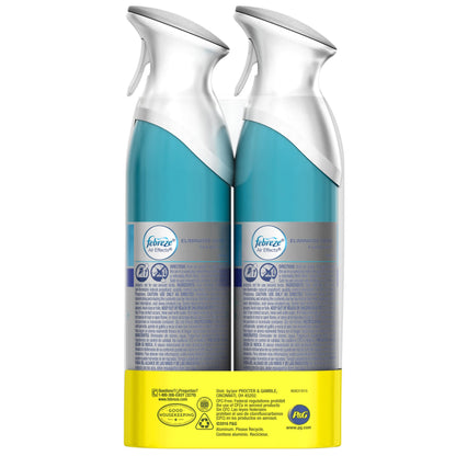 Febreze Air Effects Heavy Duty Crisp Clean Air Freshener, 2 ct