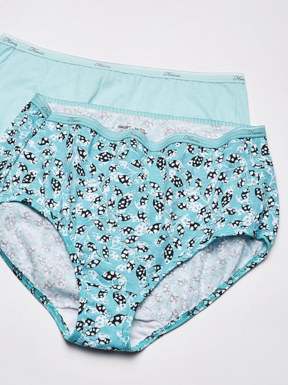 Hanes womens Cotton briefs underwear, 10 Pack - Brief Assorted 1, 7 US
