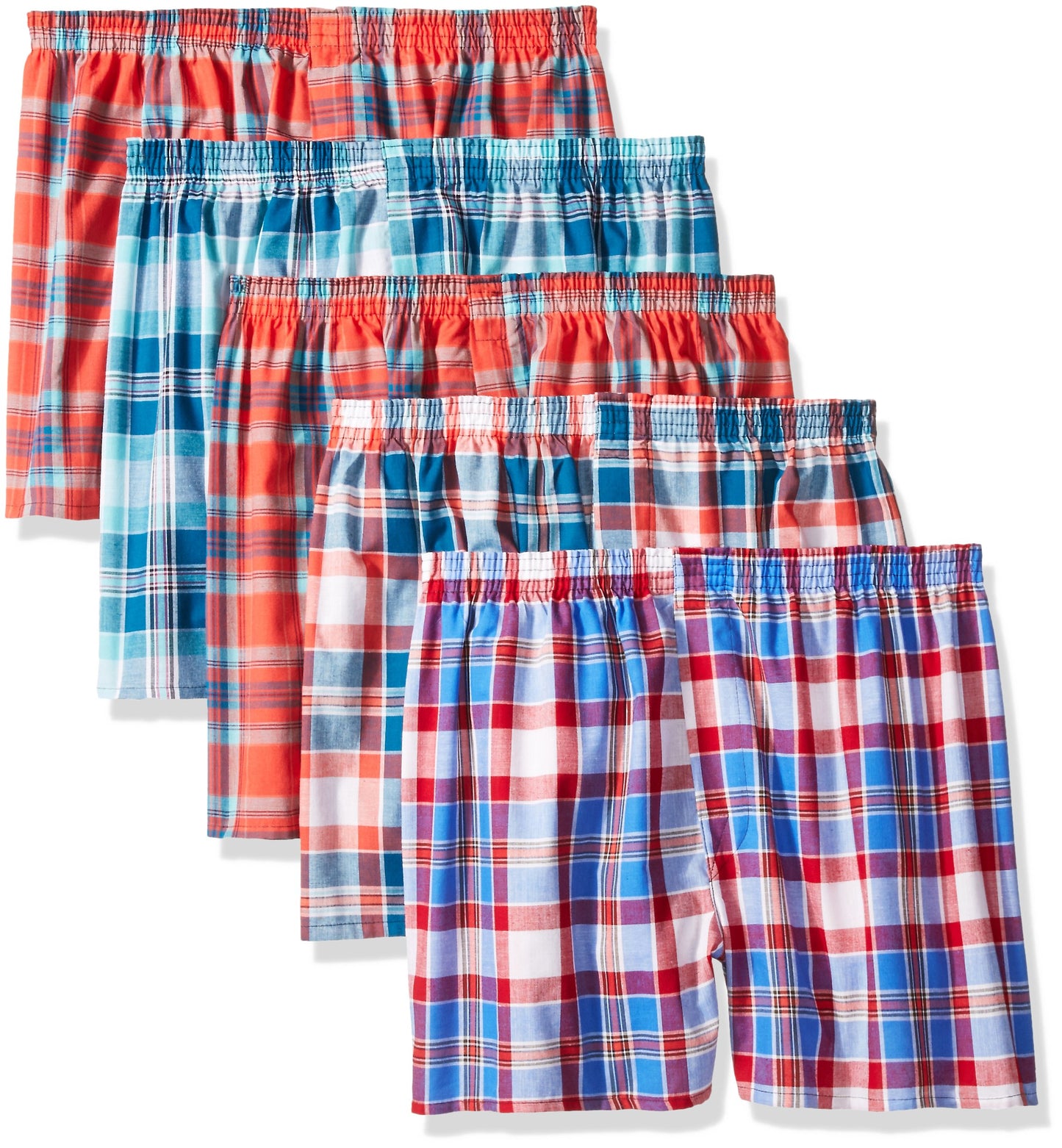 Hanes Boys' 4 Pack Ultimate Comfort Flex Printed Boxer Brief, Assorted, X-Large