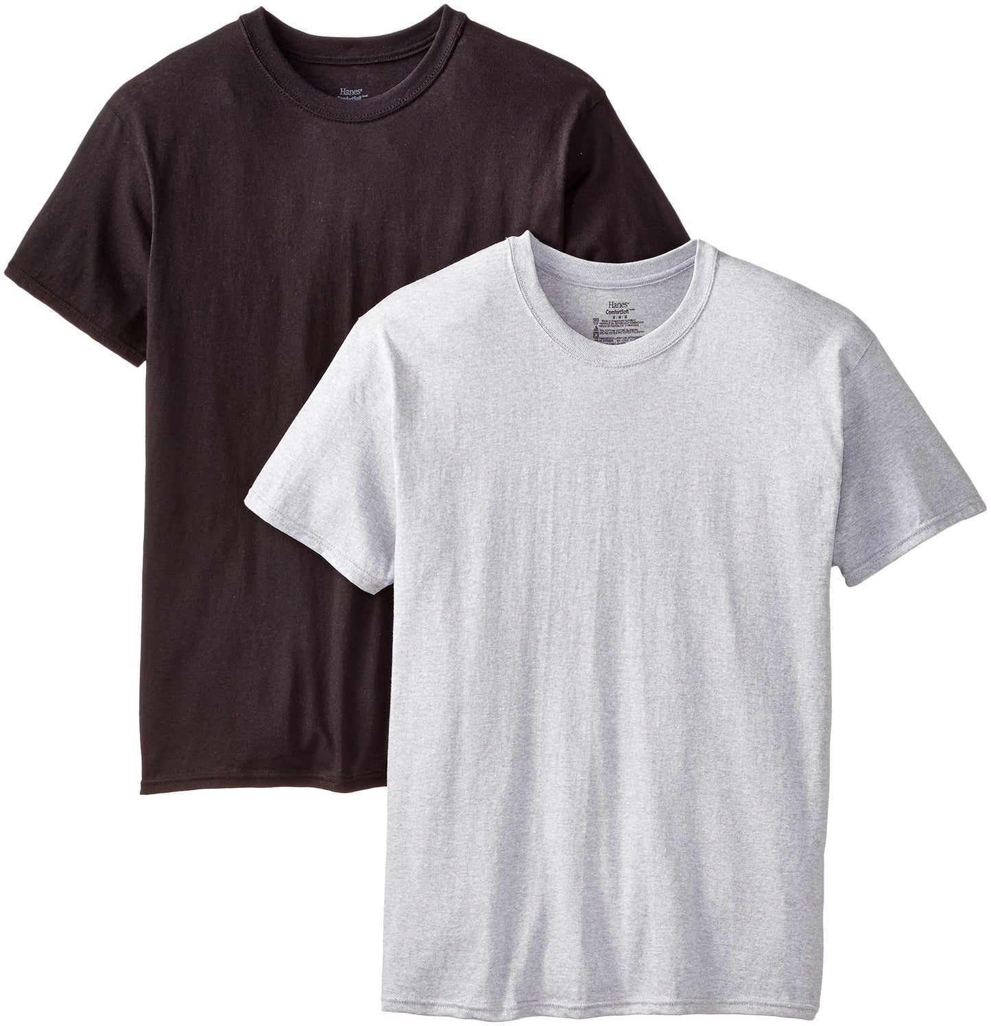 Hanes Men Hanes Men's Cotton Undershirt, Moisture-Wicking Crew Tee Undershirts, Multi-Packs Available