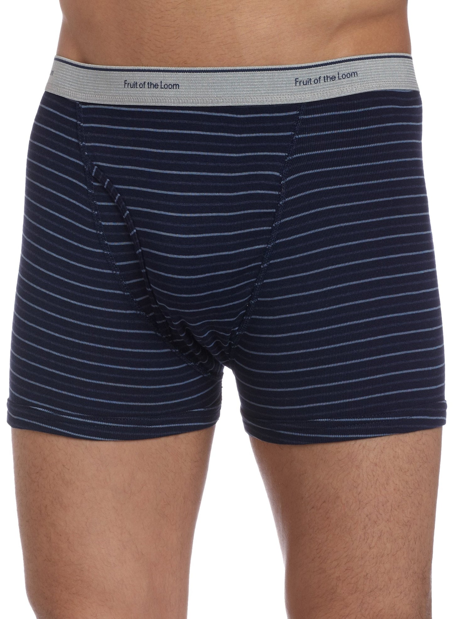Fruit of the Loom Men's Stripe/Solid Assorted Trunks,Assorted,X-Large(Pack of 4)