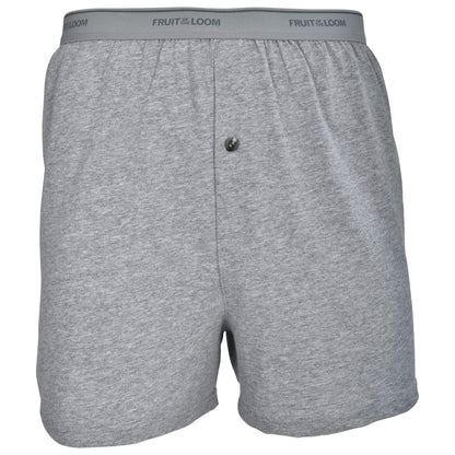 Fruit of the Loom Men's 3-Pack Premium Big Man Knit Boxer, assorted, 4X-Large
