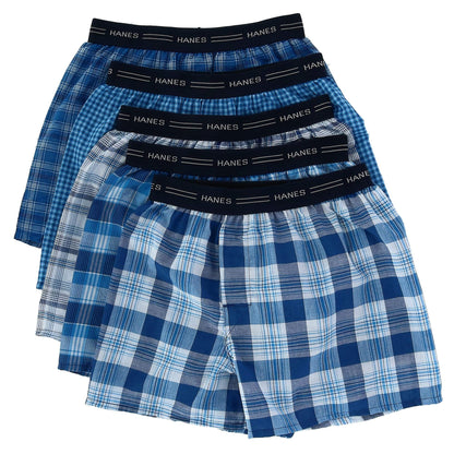 Hanes Boys' 4 Pack Ultimate Comfort Flex Printed Boxer Brief, Assorted, X-Large