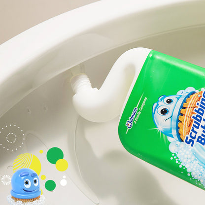 Scrubbing Bubbles Bubbly Bleach Gel Toilet Bowl Cleaner, Citrus, 1 Squeeze Bottle, 24 oz