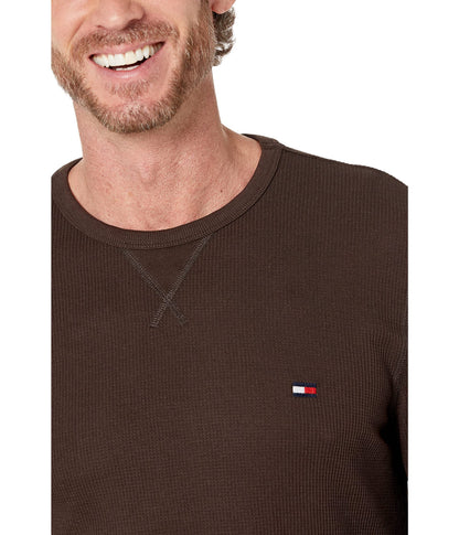 Tommy Hilfiger Thermal Long Sleeve Crew Espresso 2XL