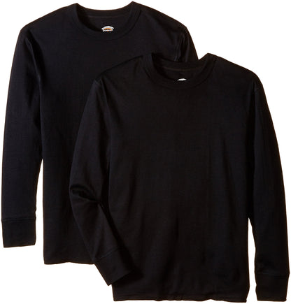 Duofold Men's Mid Weight Wicking Thermal Shirt (Pack of 2), Black, XX-Large