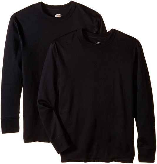 Duofold Men's Mid Weight Wicking Thermal Shirt (Pack of 2), Black, XX-Large