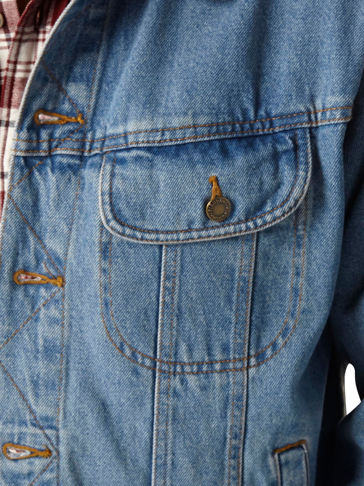 Wrangler Men's Big & Tall Unlined Denim Jacket,Vintage Indigo,X-Large Tall
