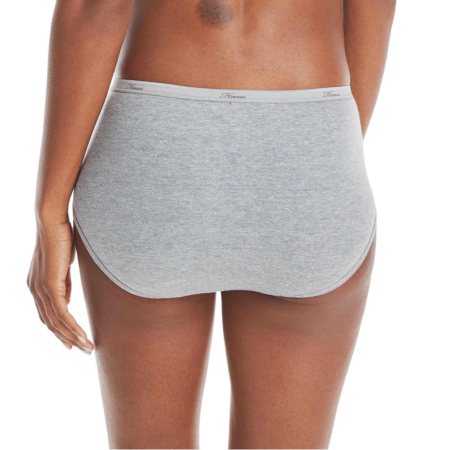 Hanes Women's Panties Pack, 100% Cotton Underwear, Moisture-Wicking Briefs Underwear, Ultra-Soft and Breathable, Tagless Multipack, Size 7