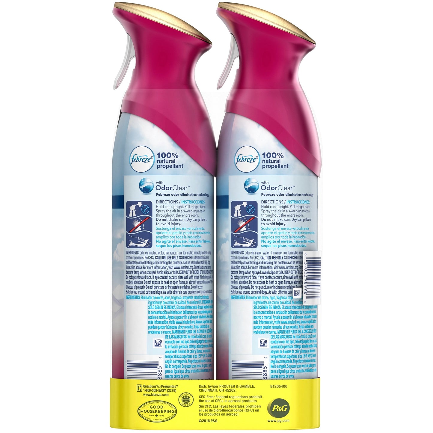 Febreze Air fresh-twist Cranberry 2 bottles