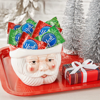 YORK Dark Chocolate Peppermint Patties Snowflakes, Christmas Stocking Stuffer Candy Bag, 9.6 oz