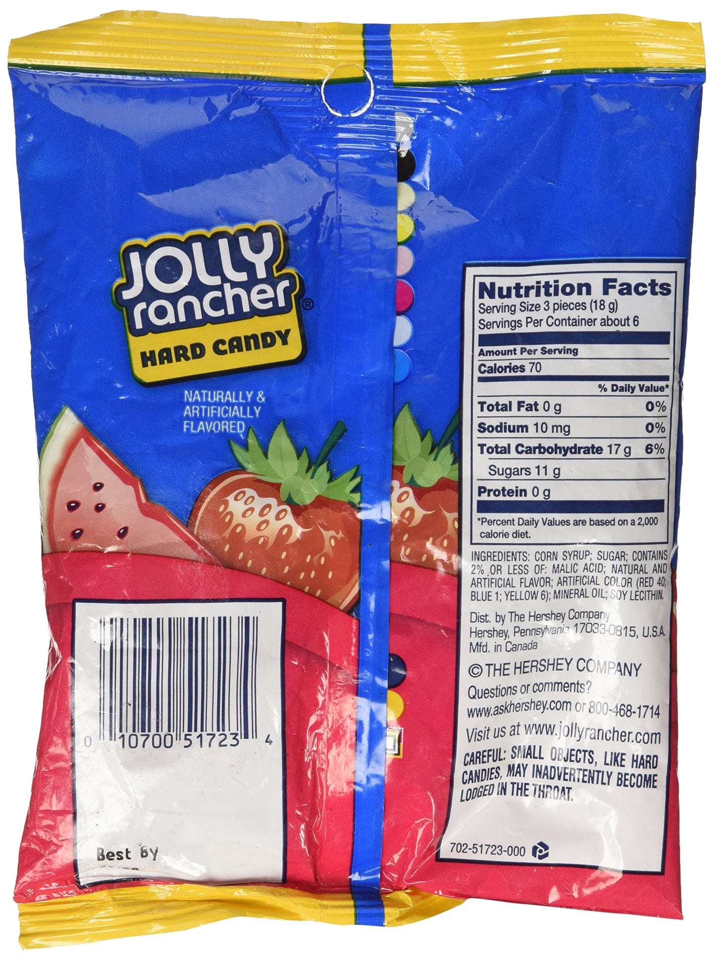 Jolly Rancher Hard Candy Awesome Reds: 1 Bag of 3.8 Oz