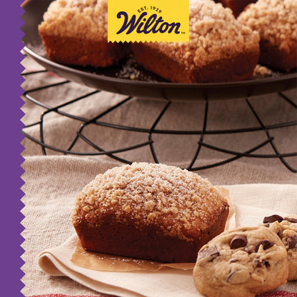 Wilton Recipe Right Non-Stick Mini Loaf Pan Set, Small Loaf Pans for Baking, 3-Piece Cookware Set, 5.75 x 3 in., Steel