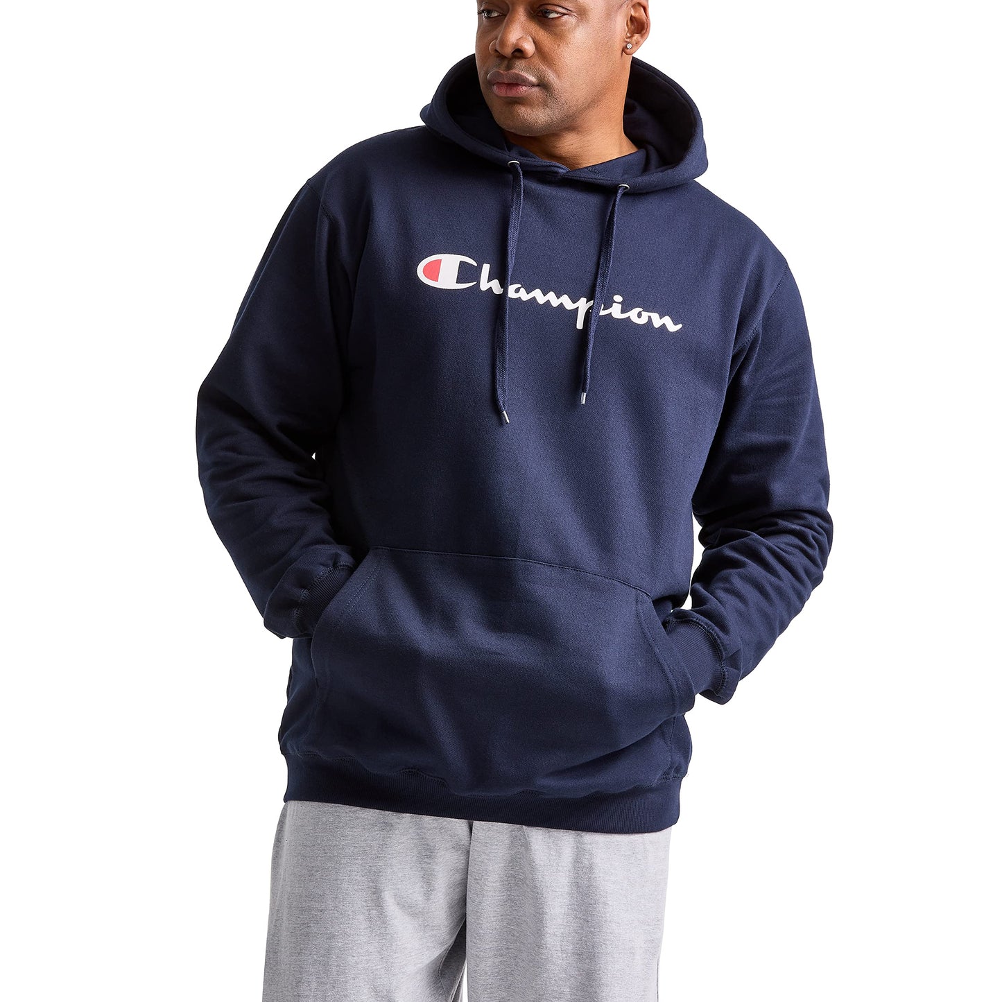 Champion Men's Hoodie, Powerblend, Fleece, Comfortable Sweatshirt for Men (Reg. or Big & Tall)