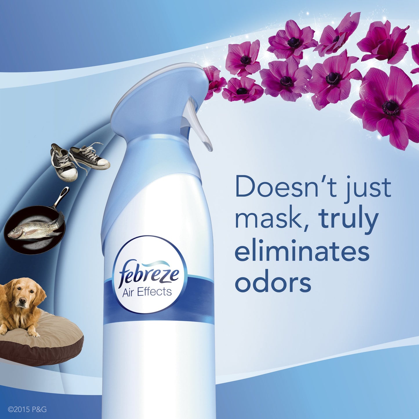 Febreze Air Effects Heavy Duty Crisp Clean Air Freshener, 2 ct
