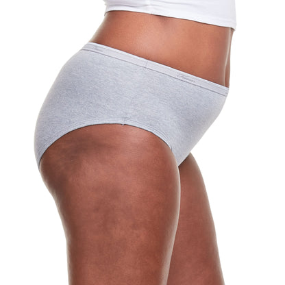 Hanes Women's Plus Cotton Brief 5-Pack 11 Assorted