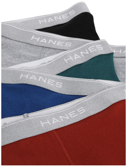 Hanes byHanes Men's Classics 5 Pack Boxer Brief (Assorted, Blue, Size XXX-Large