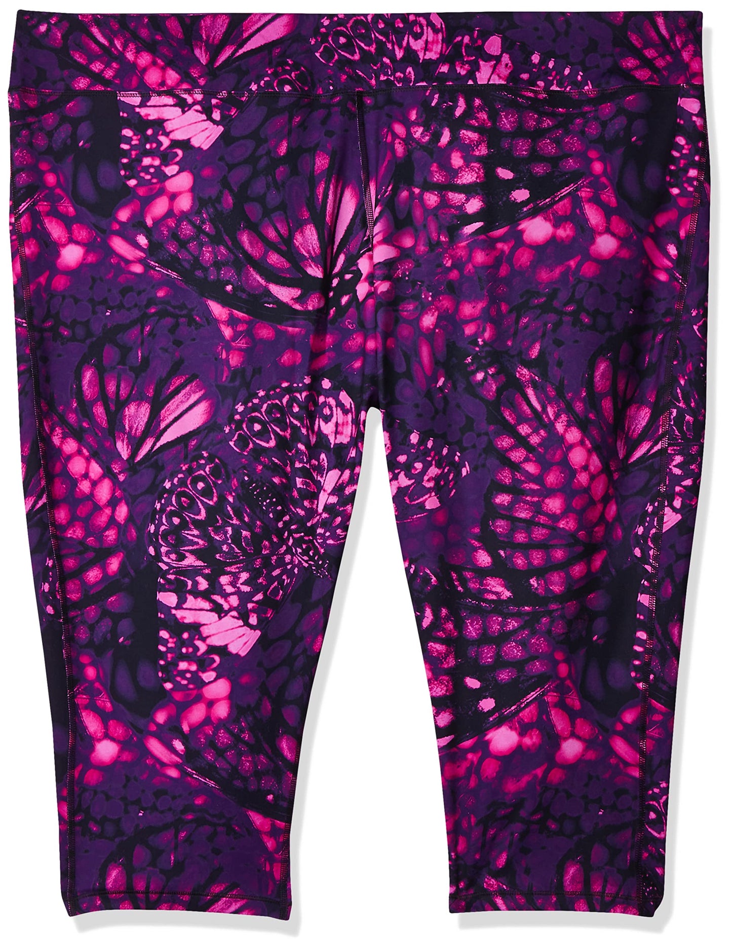 JUST MY SIZE womens Active Stretch Capri Pants, Wingspan Plum Dream, 5X US