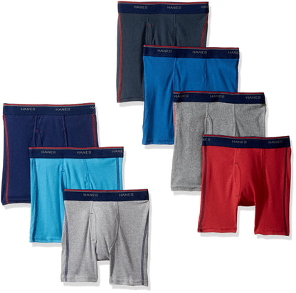 Hanes Boys' Comfort Flex Sport Boxer Briefs, Assorted, Medium