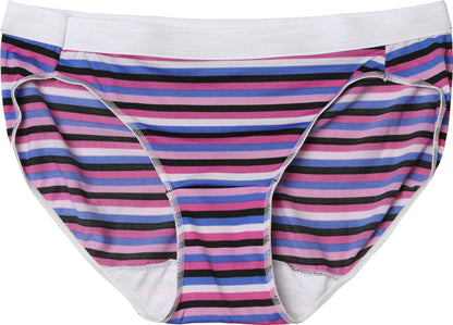 Hanes Womens Cool Comfort Microfiber Sporty Bikinis 6-Pack, Assorted (6)