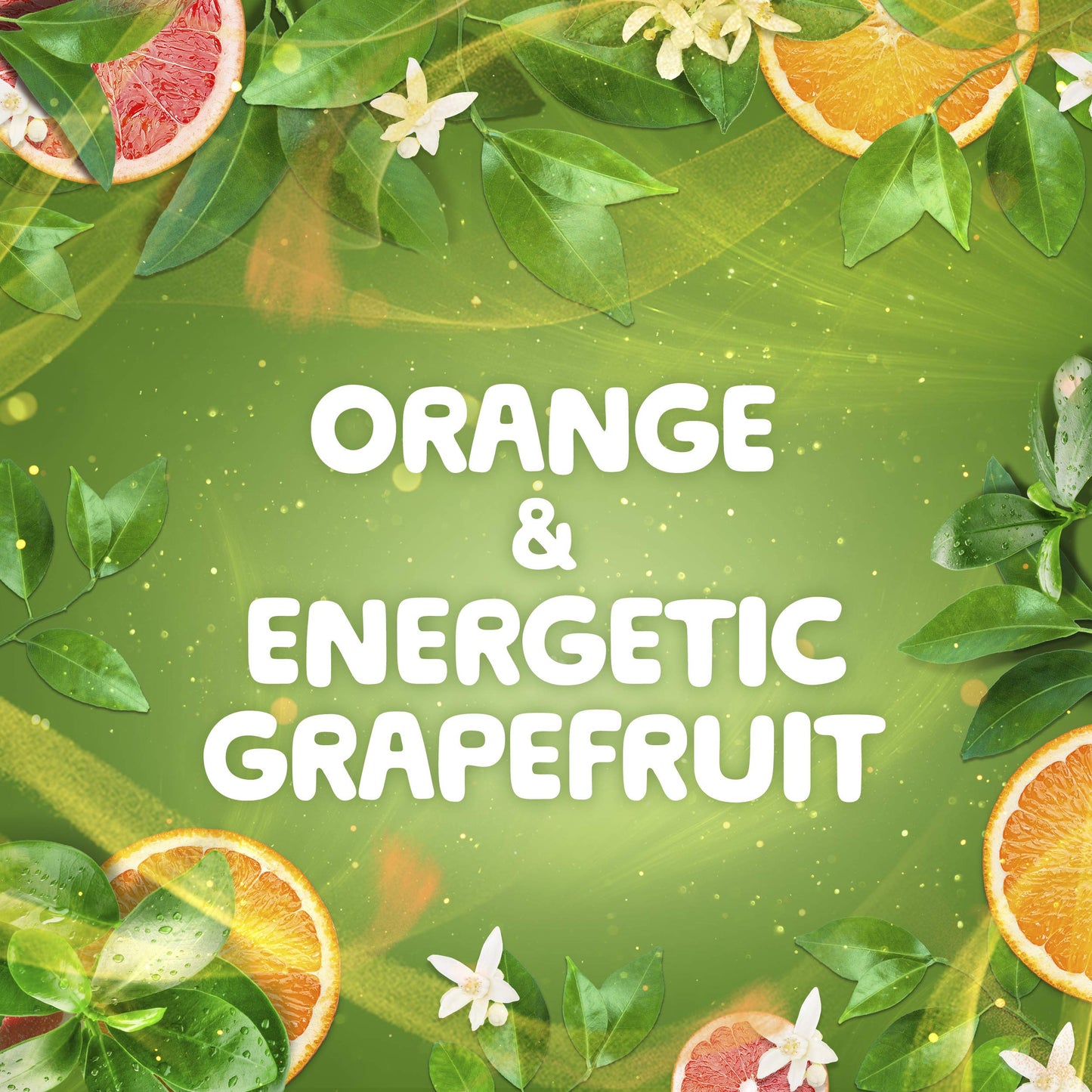 GAIN with Essential Oils Liquid Laundry Detergent, The Uplifting Scent, Orange & Energetic Grapefruit, 2 Count