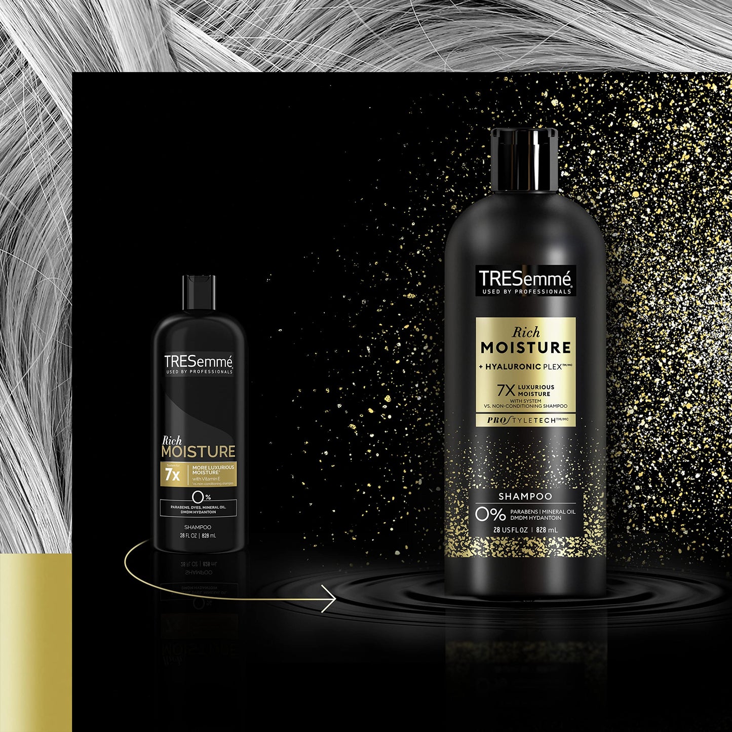 Tresemme Shampoo Moisture Rich 28 Ounce (828ml) (6 Pack)