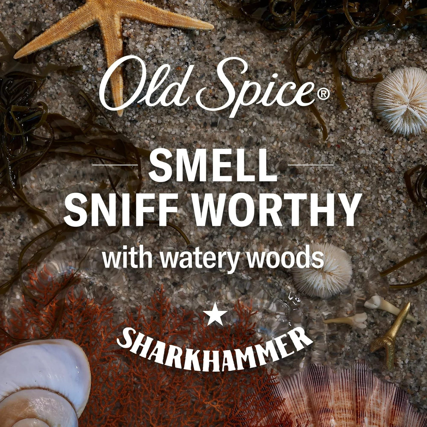 Old Spice Aluminum Free Deodorant for Men, SHARKHAMMER, 3.0 oz