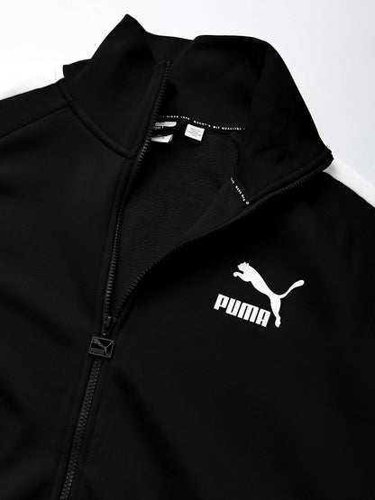 PUMA Men's Iconic T7 Track Jacket, Black, S