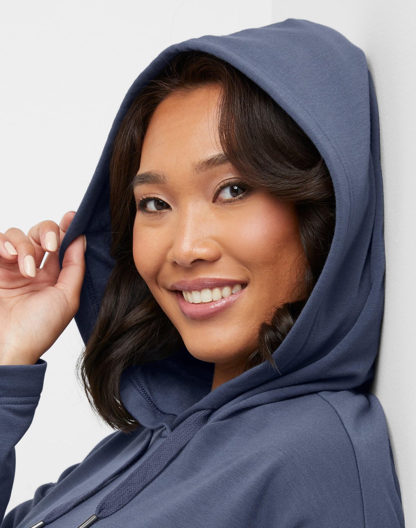 Hanes Comfortblend Women's Standard Originals Soft Brushed Hoodie, Fleece Hooded Dress with Kanga Pocket, Plus, Charcoal Heather