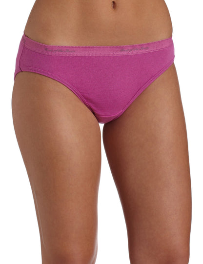 Fruit of the Loom Women's Cotton 6 Pack Assorted Bikini Panty (7)