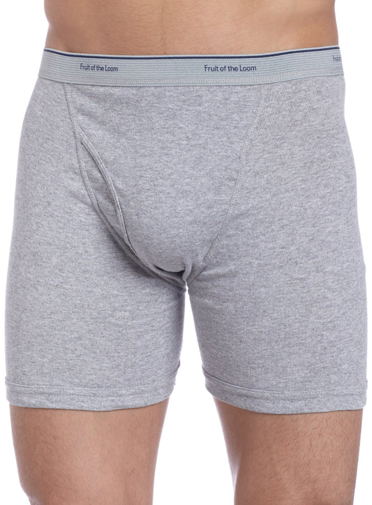 Fruit of the Loom Men's Trunk Briefs , Assorted Blue, XX-Large(Pack of 4)