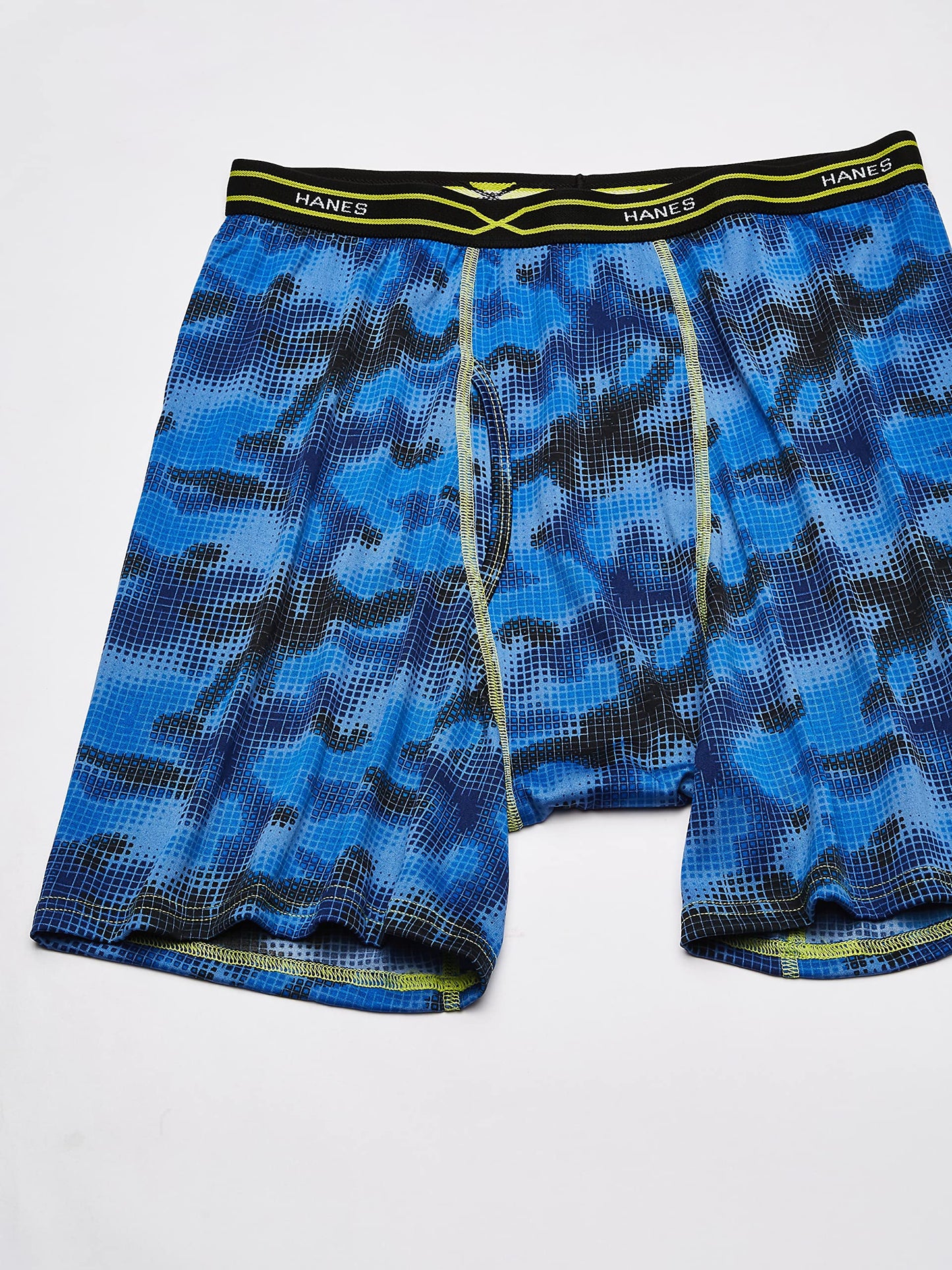 Hanes Men's 3-Pack X-Temp Performance Cool Boxer Brief (1 Print/2 Solids), Assorted, X-Large