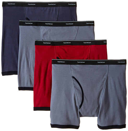 Fruit of the Loom 4-Pack Ringer Boxer Brief 4rel01c (2XL)