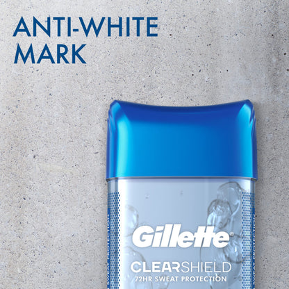 Gillette Anti-perspirant/deodorant Clear Gel (Pack of 6)