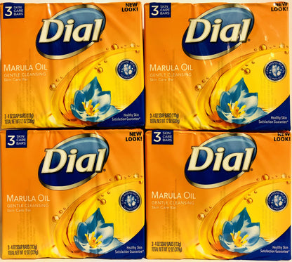 Dial Miracle Oil Bar Soap - Marula Oil - 3 Count (Pack of 1)