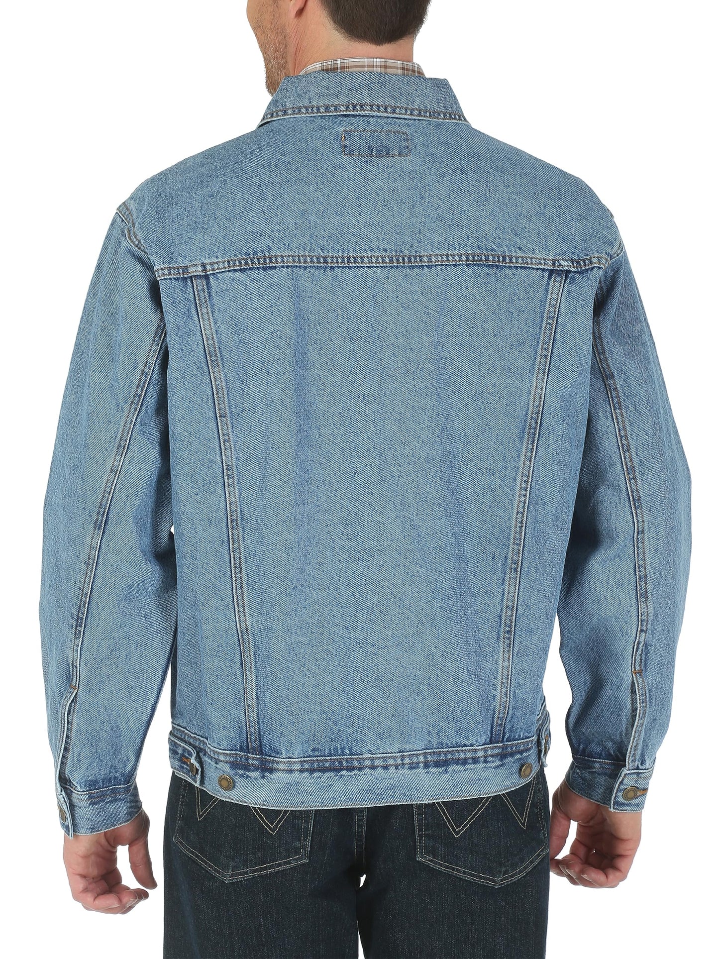 Wrangler Men's Big & Tall Unlined Denim Jacket,Vintage Indigo,X-Large Tall