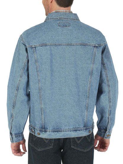 Wrangler Men's Big & Tall Unlined Denim Jacket,Vintage Indigo,X-Large Tall