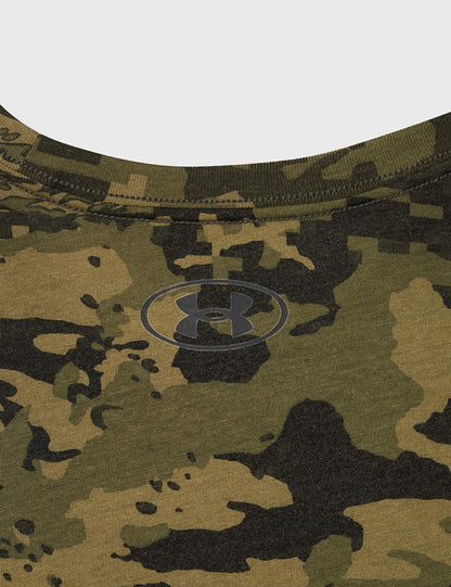 Under Armour Men's ABC CAMO Short-Sleeve T-Shirt, Black (001)/White, X-Large Tall