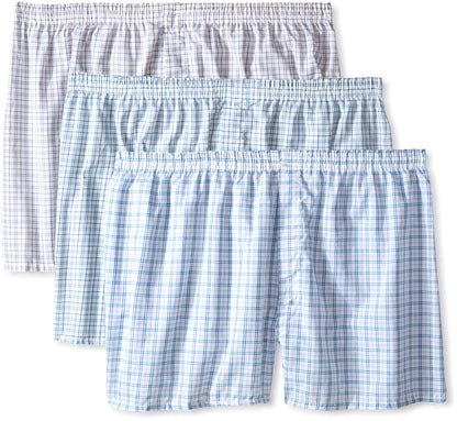 Fruit Of The Loom 3 Pack Patterned Big Man Woven Boxer (535X) 2X/Assorted